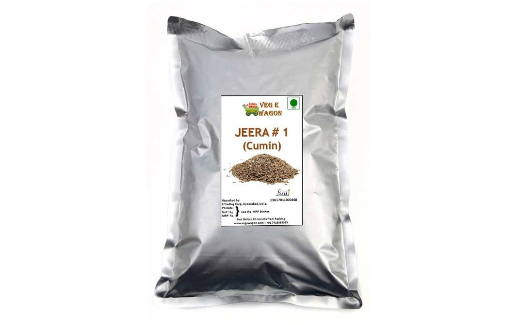 Veg E Wagon Jeera # 1 (Cumin)    Pack  1 kilogram